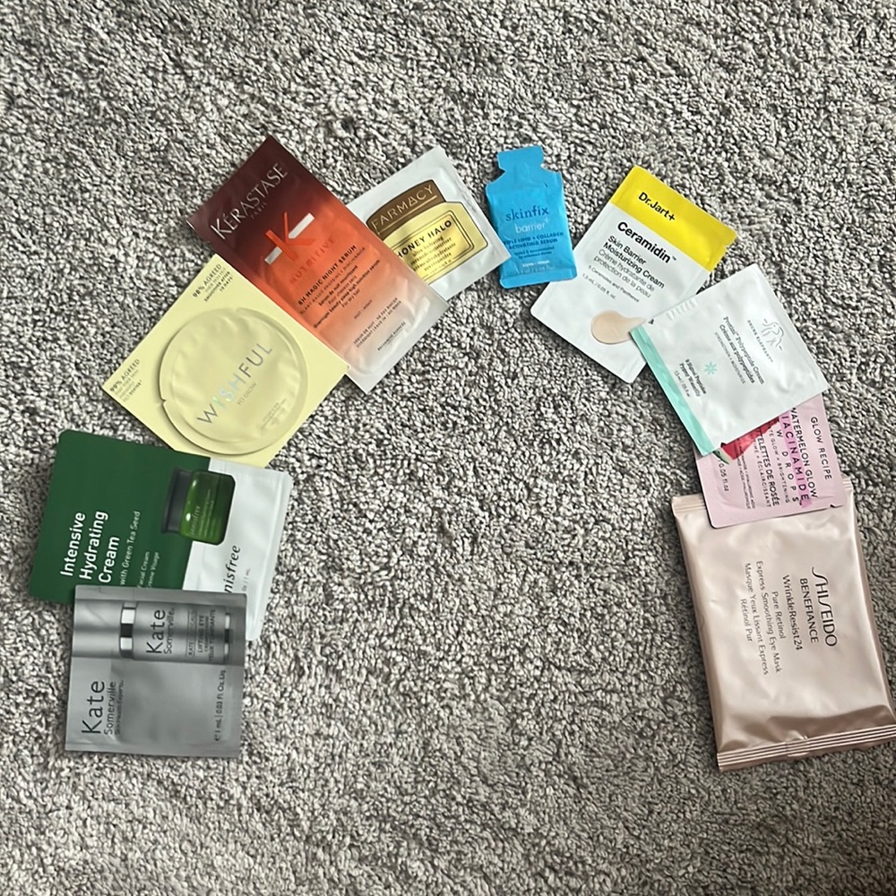 Skincare samples
